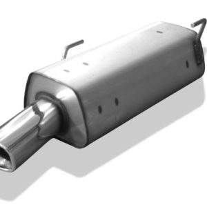 206 Limousine/ CC Endschalldämpfer - 88x79 Typ 71
