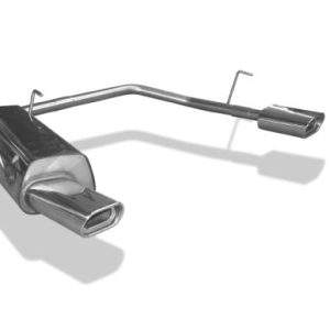 Peugeot 206 S16/ S16 Cabrio Endschalldämpfer Ausgang rechts/links - 135x80 Typ 53 rechts/links