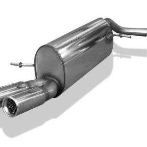 Seat Ibiza Sport 6L Endschalldämpfer - 2x70 Typ 13