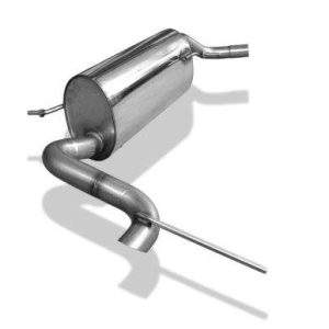 Seat Ibiza 6J - Cupra Endschalldämpfer - 1x55 Typ 10 (nicht sichtbar)