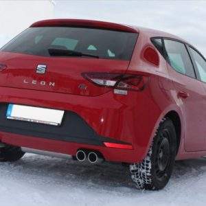 Seat Leon 5F - Starre Hinterachse Endschalldämpfer Ausgang rechts/links - 2x80 Typ 16 rechts/links