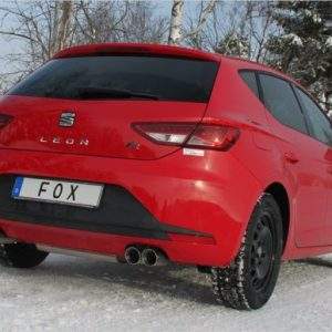 Seat Leon 5F - Starre Hinterachse Endschalldämpfer Ausgang rechts/links - 2x80 Typ 25 rechts/links