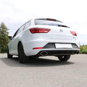 Seat Leon 5F ST - Starre Hinterachse Endschalldämpfer rechts/links - 160x90 Typ 38 rechts/links