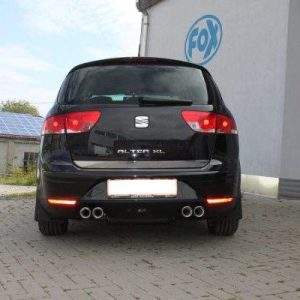 Seat Altea XL 5P - Frontantrieb Endschalldämpfer Ausgang rechts/links - 2x80 Typ 17 rechts/links