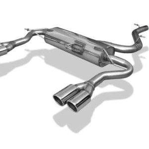 Seat Altea XL 5P - 4x4 Freetrack Endschalldämpfer quer Ausgang rechts/links - 2x76 Typ 16 rechts/links