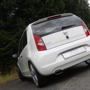 Seat Mii/ Skoda Citigo/ VW UP Endrohrsystem links passend auf originalen oder FOX-Endschalldämpfer - 145x60 Typ 59 links