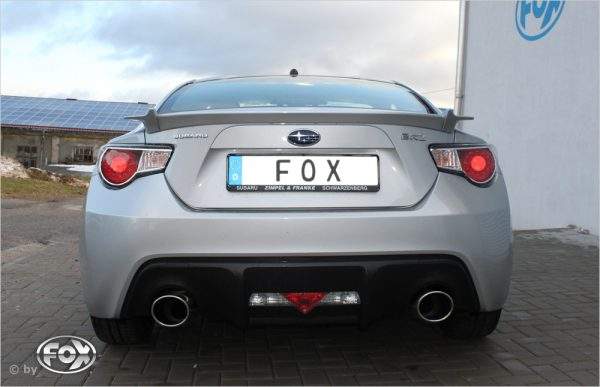 Subaru BRZ/ Toyota GT86 Endschalldämpfer quer Ausgang rechts/links - 129x106 Typ 32 rechts/links – Bild 5