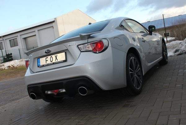 Subaru BRZ/ Toyota GT86 Endschalldämpfer quer Ausgang rechts/links - 129x106 Typ 32 rechts/links – Bild 6