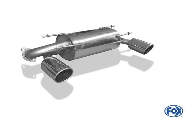 Subaru BRZ/ Toyota GT86 Endschalldämpfer quer Ausgang rechts/links - 129x106 Typ 32 rechts/links