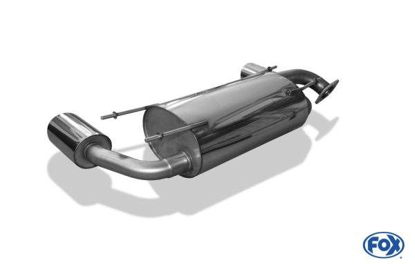 Subaru BRZ/ Toyota GT86 Endschalldämpfer quer Ausgang rechts/links - 129x106 Typ 32 rechts/links – Bild 3