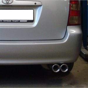 Toyota Corolla E12 Combi Endschalldämpfer - 2x80 Typ 13