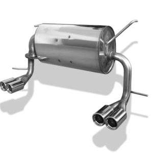 Toyota MR2 Typ W3 Endschalldämpfer quer Ausgang rechts/links - 2x76 Typ 13 rechts/links