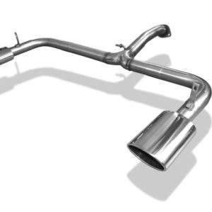 Toyota RAV 4 III Endrohrsystem rechts/links passend auf original Mittelschalldämpfer - 140x90 Typ 32 rechts/links