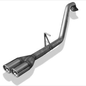 Toyota Hilux III KUN25 - Double Cap - Double Cap Endrohrsystem - 2x80 Typ 17