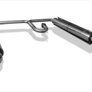 Toyota Hilux III KUN25 - Double Cap - Double Cap Halbanlage Sidepipe, bestehend aus 2 Endschalldämpfern - 1x76 Typ 26 rechts/links