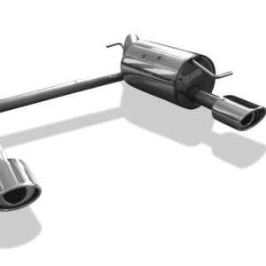 Toyota Yaris TS P1 Endschalldämpfer Ausgang rechts/links Ø63,5 - 115x85 Typ 33 rechts/links