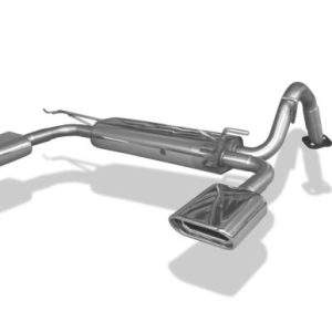 Toyota Yaris XP9F Endschalldämpfer quer Ausgang rechts/links - 150x70 Typ 53 rechts/links