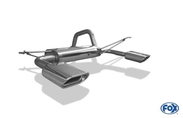 Toyota Yaris XP9F Endschalldämpfer quer Ausgang rechts/links - 150x70 Typ 53 rechts/links – Bild 2