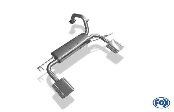 Toyota Yaris XP9F Endschalldämpfer quer Ausgang rechts/links - 150x70 Typ 53 rechts/links – Bild 3