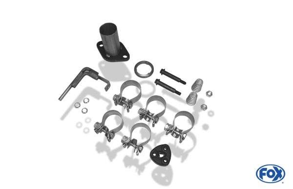 Toyota Yaris XP9F Endschalldämpfer quer Ausgang rechts/links - 1x90 Typ 17 rechts/links – Bild 3