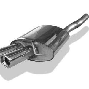 VW Passat 3C/ 3C CC Endschalldämpfer Ø63,5mm - 2x90 Typ 17