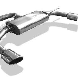 VW Scirocco - 13 - R-Heck Endschalldämpfer Ausgang rechts/links - 115x85 Typ 32 rechts/links