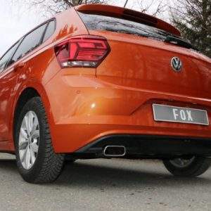VW Polo AW1 Endschalldämpfer Ausgang rechts/links - 145x65 Typ 59 rechts/links
