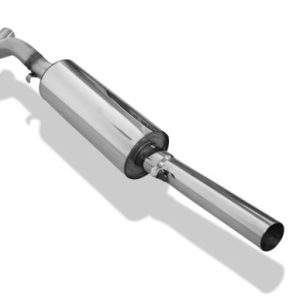 VW Golf I GTI Endschalldämpfer Ø63,5mm - 1x63,5 Typ 10 nach links führend