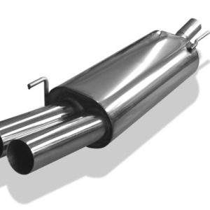 VW Golf III Endschalldämpfer - 2x76 Typ 10