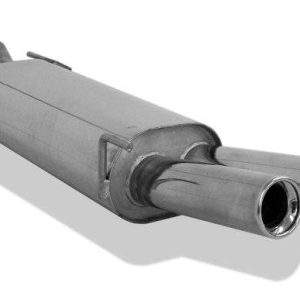 VW Golf III + IV Cabriolet Endschalldämpfer - 2x76 Typ 13