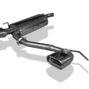 VW Golf III/ Golf III Cabrio Endschalldämpfer Ausgang rechts/links - 135x80 Typ 53 rechts/links