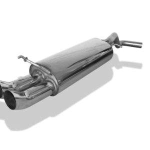 VW Golf IV Endschalldämpfer - 2x76 Typ 18