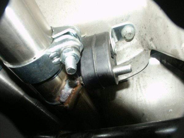 VW Golf IV 3-türig Endschalldämpfer Side Pipe - 135x80 Typ 50 Ausgang auf Fahrerseite – Bild 4