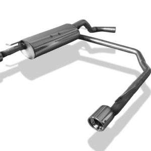 VW Golf IV Endschalldämpfer Ausgang rechts/links Ø63,5mm - 1x90 Typ 17 rechts/links R32 Design