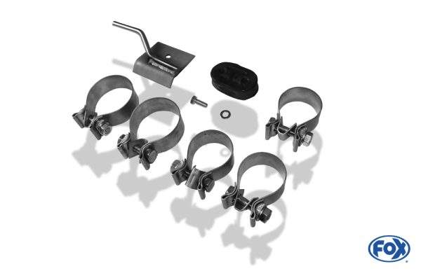 VW Golf IV Endschalldämpfer Ausgang rechts/links Ø63,5mm - 1x90 Typ 17 rechts/links R32 Design – Bild 4