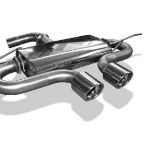VW Golf VI Endschalldämpfer Ausgang mittig R32-Design - 2x100 Typ 16 mittig
