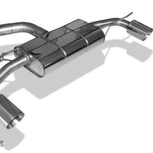 VW Golf 6 - 1,8l TFSI/ GTD Endschalldämpfer Ausgang rechts/links - 1x100 Typ 25 rechts/links