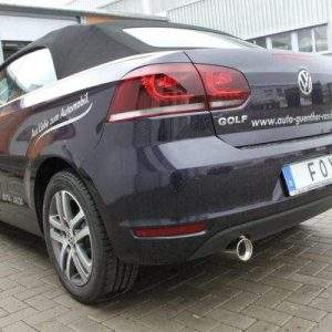 VW Golf VI Cabrio Endschalldämpfer - 1x90 Typ 13