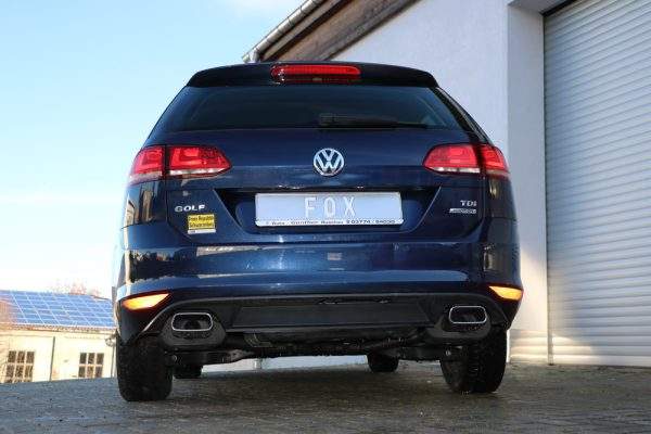 VW Golf VII Variant 4-Motion Endschalldämpfer rechts/links - 145x65 Typ 59 rechts/links – Bild 5