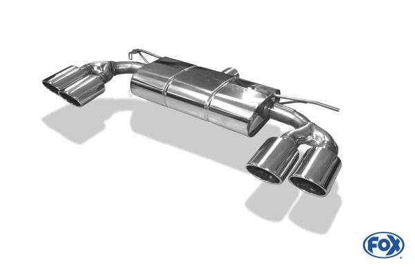 VW Golf VII R - 4-Motion Endschalldämpfer rechts/links - 2x115x85 Typ 44 rechts/links