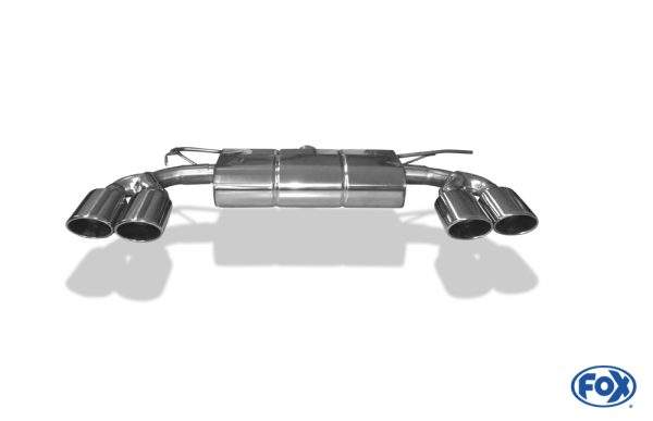 VW Golf VII R - 4-Motion Endschalldämpfer rechts/links - 2x115x85 Typ 44 rechts/links – Bild 2