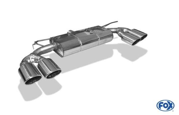 VW Golf VII R - 4-Motion Endschalldämpfer rechts/links - 2x115x85 Typ 44 rechts/links – Bild 3