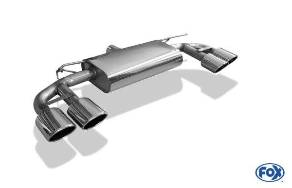 VW Golf VII R - 4-Motion Facelift Endschalldämpfer rechts/links - 2x115x85 Typ 44 rechts/links