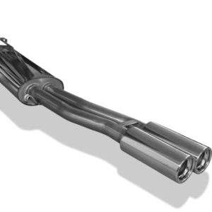 VW Jetta II 19E Endschalldämpfer - 2x80 Typ 13