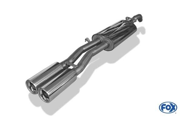 VW Jetta II 19E Endschalldämpfer - 2x80 Typ 13 – Bild 2