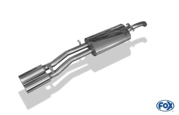 VW Jetta II 19E Endschalldämpfer - 2x80 Typ 13 – Bild 3