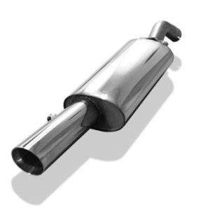 VW Corrado G60 Endschalldämpfer Ø63,5 - 1x90 Typ 25