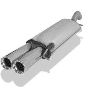 VW Corrado 16V/ VR6 Endschalldämpfer - 2x76 Typ 13