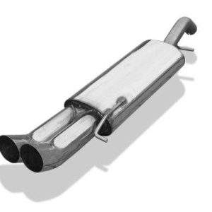 VW Corrado 16V Endschalldämpfer - 2x76 Typ 18