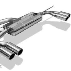 VW Beetle 2,0l - 16 (5C) Coupe & Cabrio Endschalldämpfer Ausgang rechts/links - 2x80 Typ 16 rechts/links